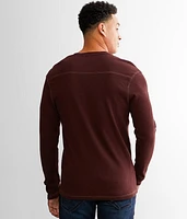 Slub Knit Henley