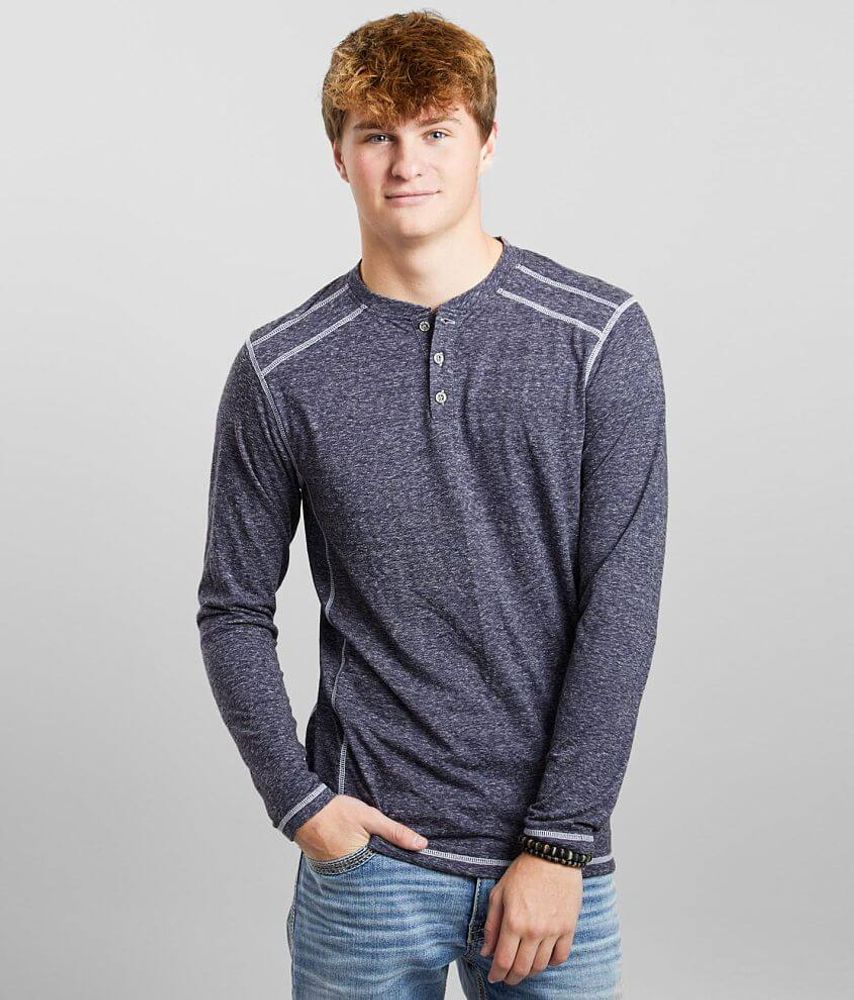 BKE Heathered Henley