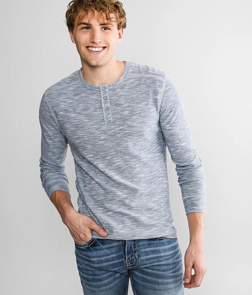 Slub Knit Henley