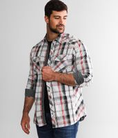 BKE Plaid Athletic Stretch Shirt