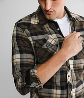 Plaid Tailored Flannel Shirt