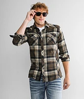 Plaid Tailored Flannel Shirt