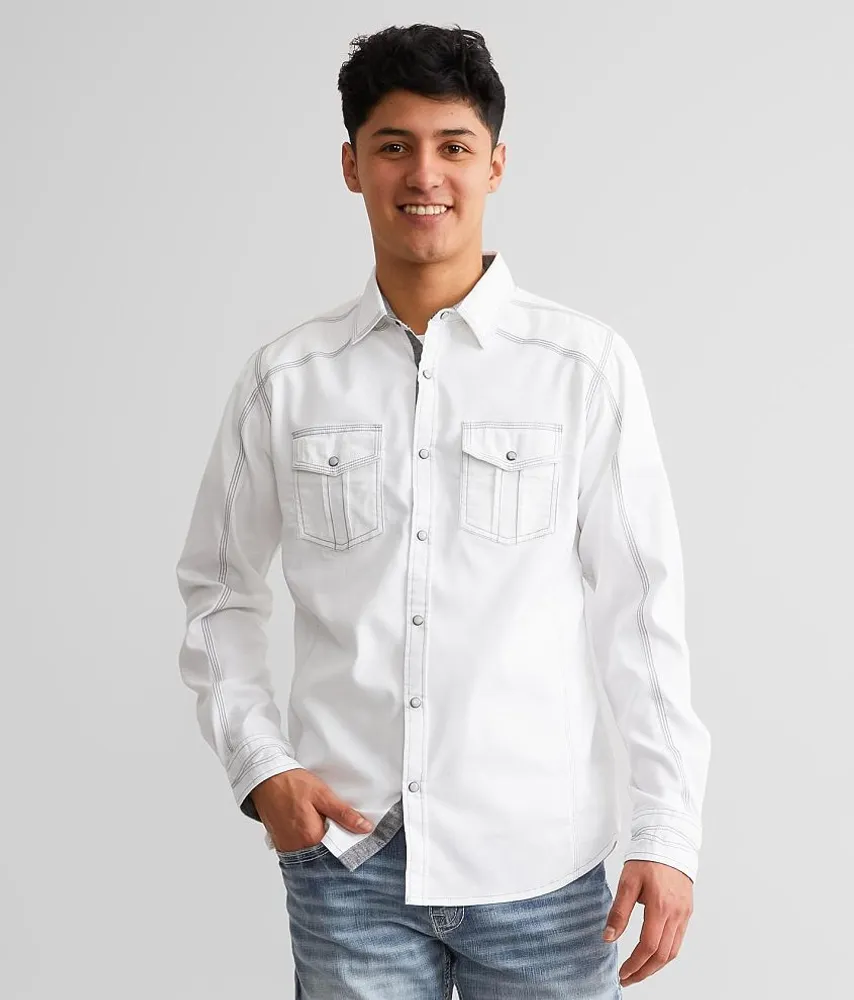 BKE Solid Standard Stretch Shirt