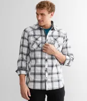 BKE Plaid Athletic Stretch Shirt