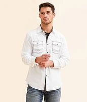 BKE Embroidered Athletic Stretch Shirt