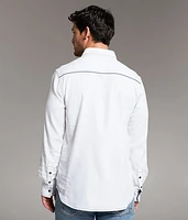Embroidered Standard Stretch Shirt