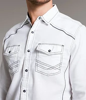 Embroidered Standard Stretch Shirt