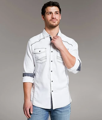 Embroidered Standard Stretch Shirt