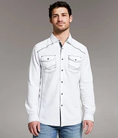 Embroidered Standard Stretch Shirt