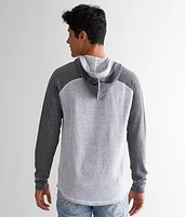 Textured Knit Hoodie