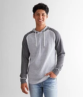 Textured Knit Hoodie