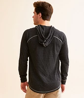 Textured Knit Hoodie