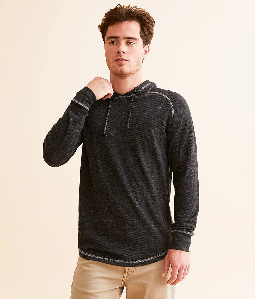 Textured Knit Hoodie