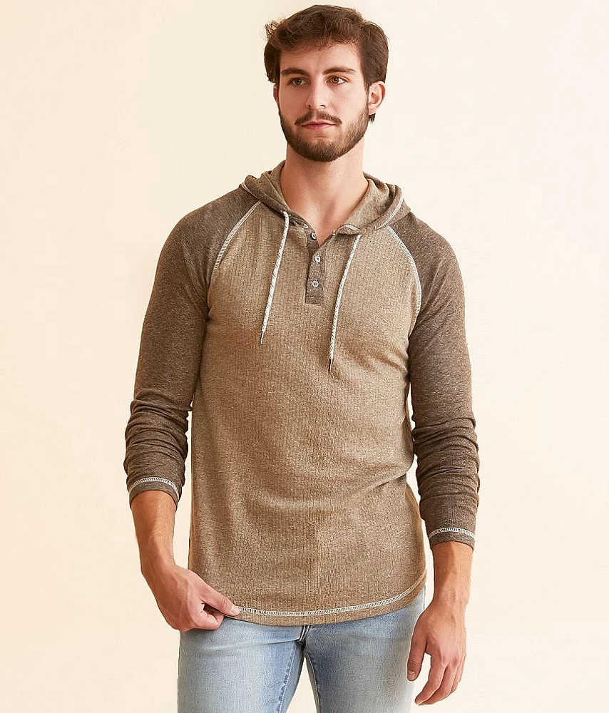 BKE Raglan Henley Hoodie