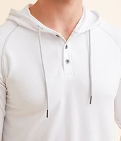 Knit Henley Hoodie