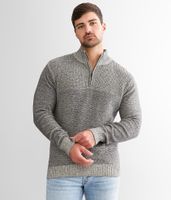 BKE Plated Quarter Zip Pullover Sweater