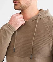 Stonewash Crossover Hooded Sweater