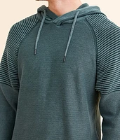Stonewash Crossover Hooded Sweater