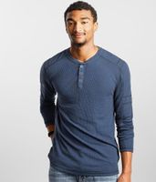 Buckle Black Washed Thermal Henley