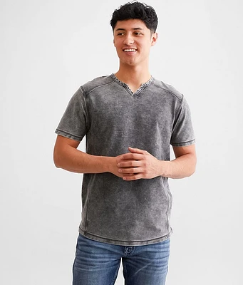Split Neck T-Shirt
