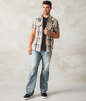 Slub Knit Washed Henley