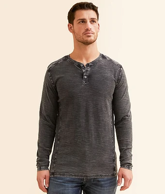 Buckle Black Slub Henley