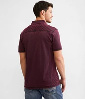 Washed Burnout Polo