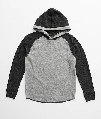 Boys - Heathered Raglan Sleeve Hoodie