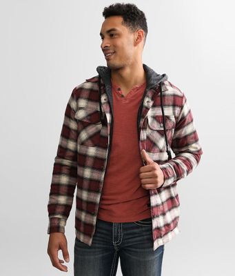 Outpost Makers Flannel Hooded Shacket