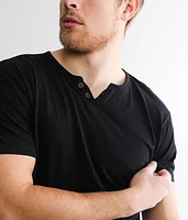 Slub Knit Henley