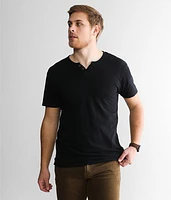 Slub Knit Henley