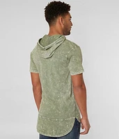 Drop Tail Hooded T-Shirt