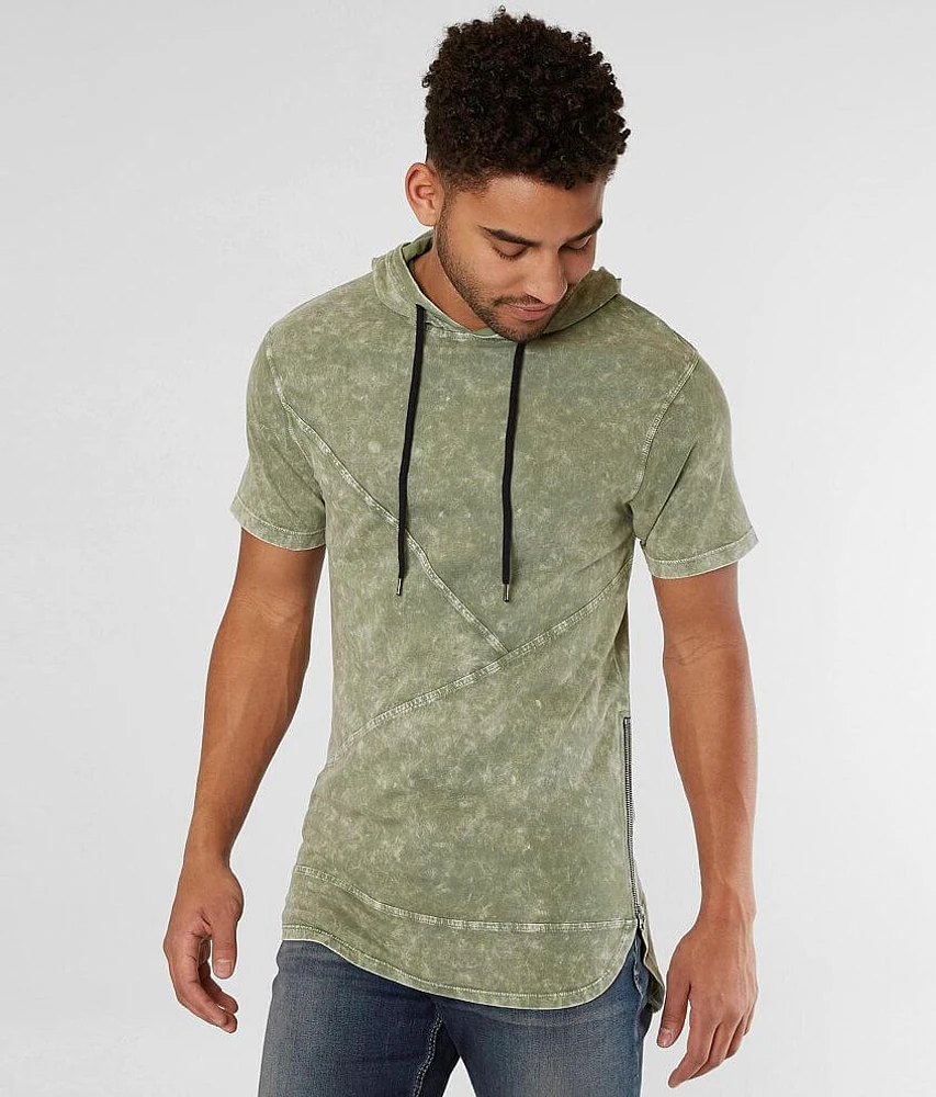 Drop Tail Hooded T-Shirt