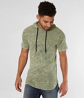 Drop Tail Hooded T-Shirt