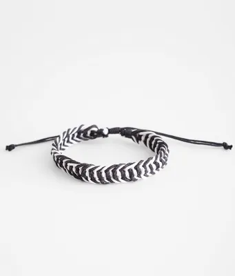 BKE Black & White Slider Bracelet