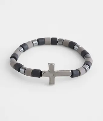 BKE Beaded Cross Bracelet