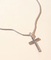Cross Pendant 19" Necklace