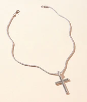 Cross Pendant 19" Necklace