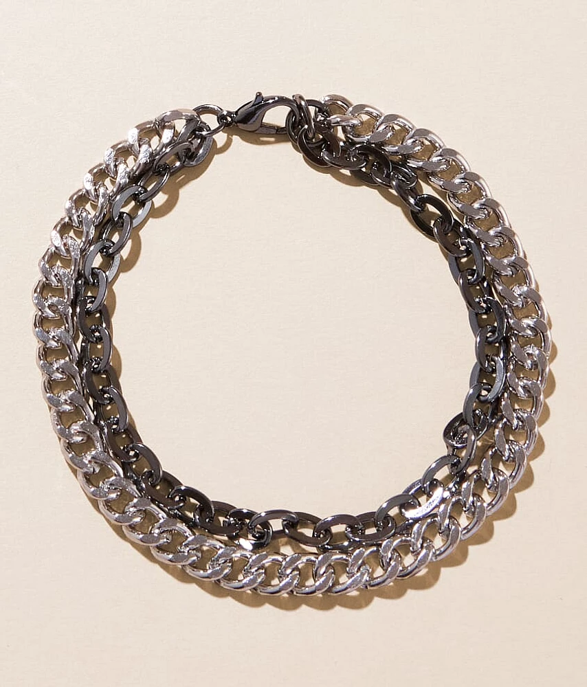 Double Stack Chain Bracelet