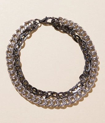 Double Stack Chain Bracelet