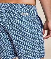 The Bayberry Geo Stretch Swim Trunks