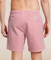 The Bayberry Seersucker Swim Trunks