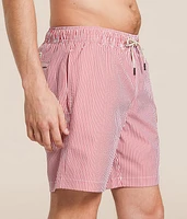 The Bayberry Seersucker Swim Trunks