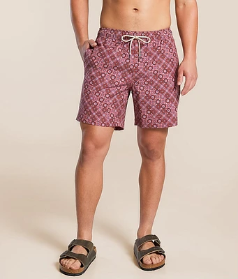 The Bayberry Sand Dollar Stretch Swim Trunks