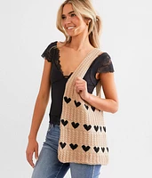 Heart Crochet Tote