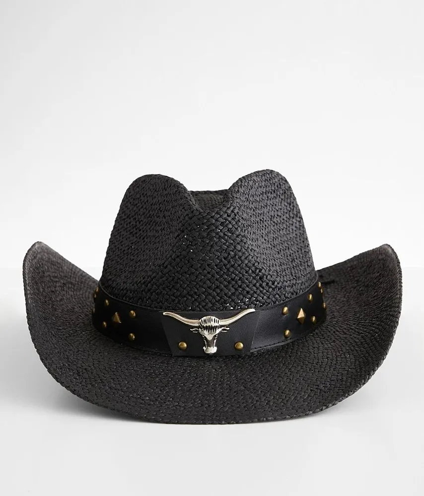 Fame Accessories Structured Cowboy Hat
