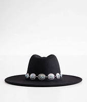 Turquoise Chain Panama Hat