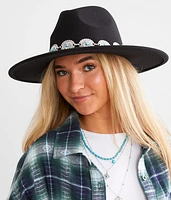 Turquoise Chain Panama Hat