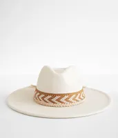 Fame Accessories Felt Panama Hat