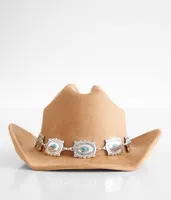 Turquoise Chain Cowboy Hat